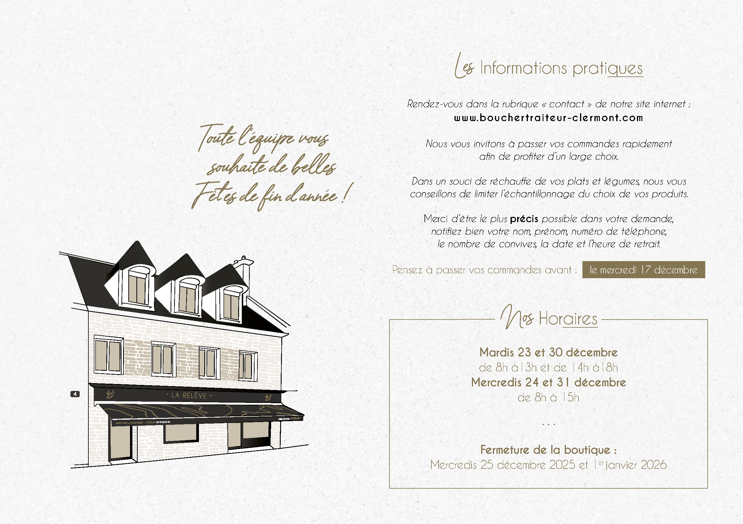 La Boucherie Rennaise Boucherie Rennes Centre Carte Des Fetes 2025 New Format2